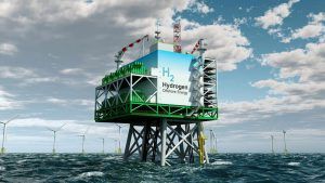 Plataforma offshore para producción de Hidrógeno